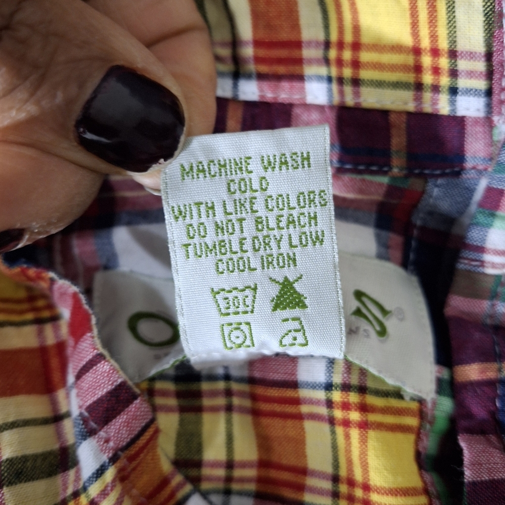 Orvis Plaid Patchwork Madras Button-Up Shacket, S… - image 8